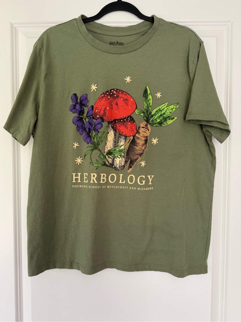 Warner Bros. Olive Green Harry Potter Logo Tee